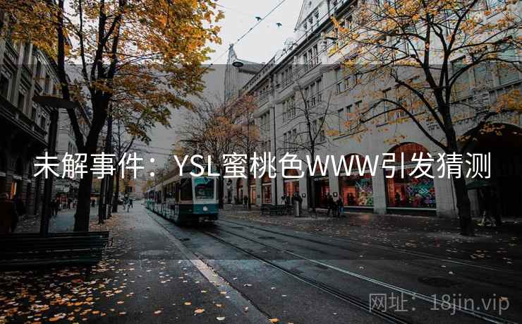 未解事件：YSL蜜桃色WWW引发猜测