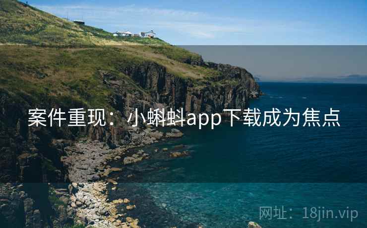 案件重现:小蝌蚪app下载成为焦点 案件重现:小蝌蚪app下载成为焦点