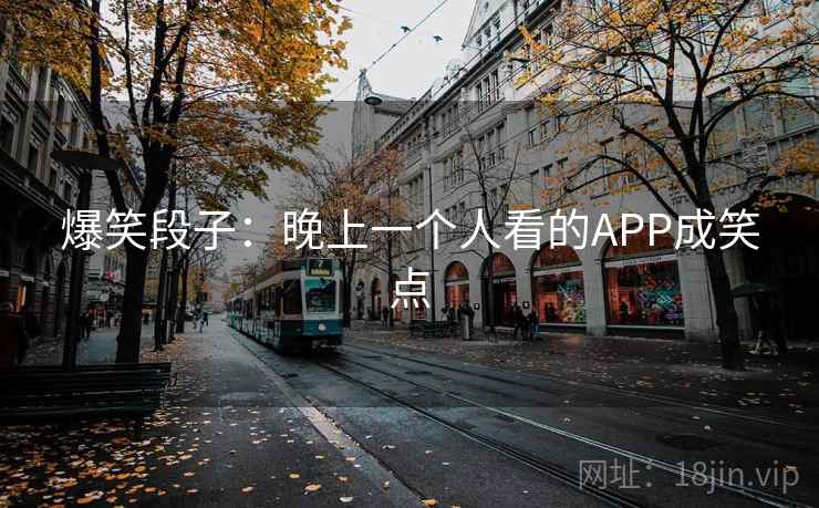 爆笑段子：晚上一个人看的APP成笑点